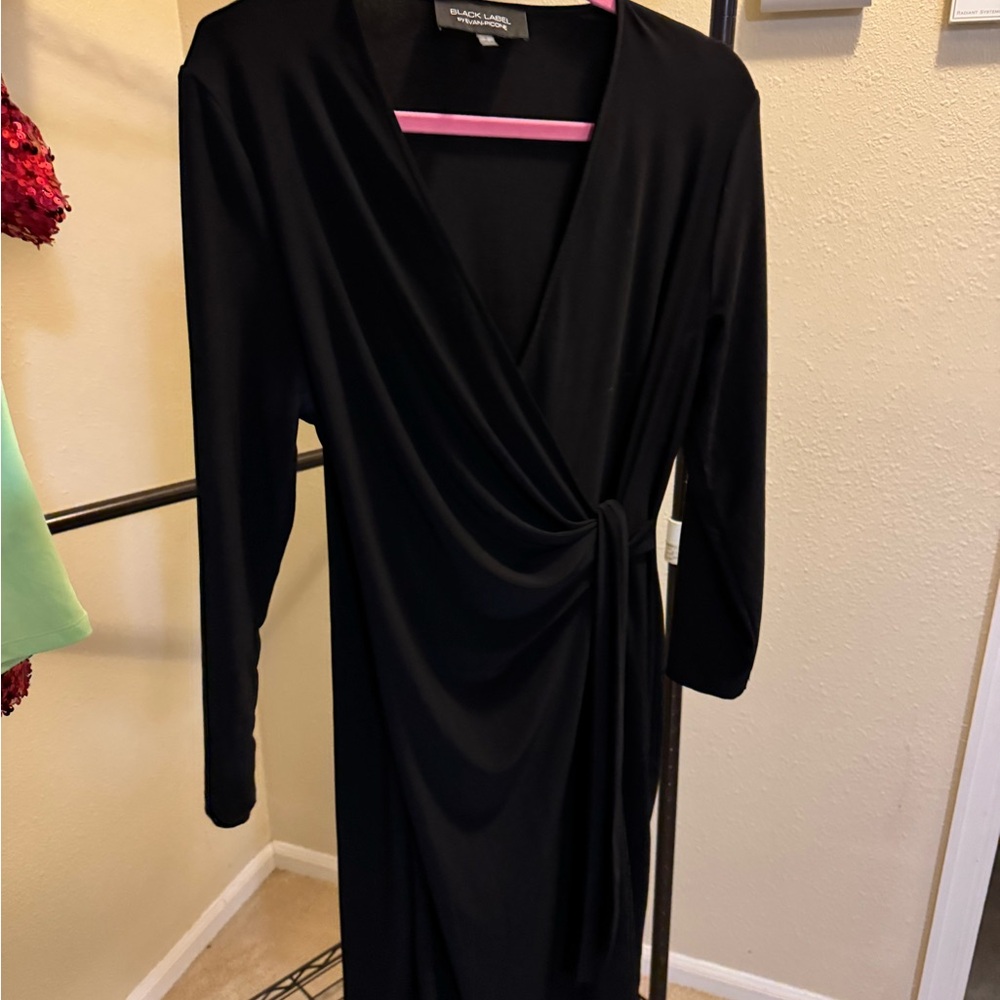 Black Wrap Dress